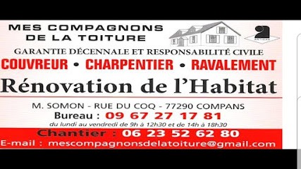 Mes Compagnons De La Toiture, Couvreur à Compans