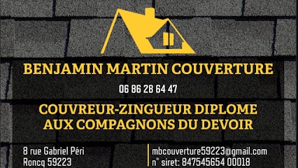 Benjamin Martin Couverture, Couvreur à Halluin