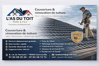 L'as Du Toit, Couvreur à Sartrouville