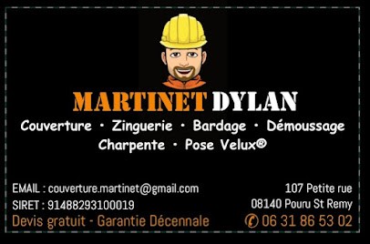 Martinet Dylan, Couvreur à Pouru-Saint-Remy