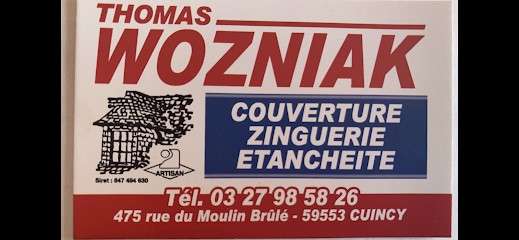 Wozniak Thomas, Couvreur à Cuincy