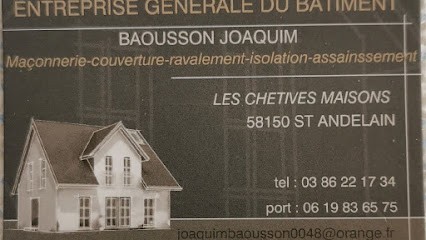 Baousson Joaquim, Couvreur à Saint-Andelain