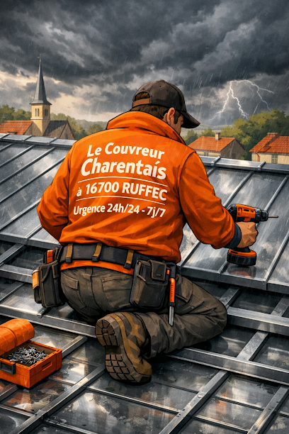 Le Couvreur Charentais Zingueur- Charpente Intervention Rapide Charente (16) (86) (79) Couvreur à Ruffec