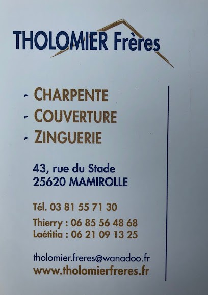 Tholomier Frères, Couvreur à Mamirolle