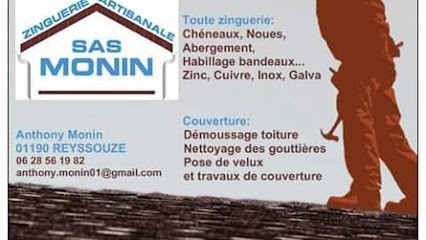 Monin Zinguerie Artisanale, Couvreur à Reyssouze