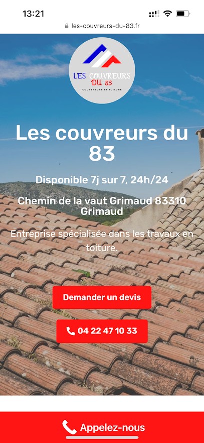 Les Couvreurs Du 83, Couvreur à Grimaud