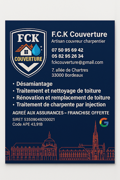 F.c.k Couverture, Couvreur à Bordeaux