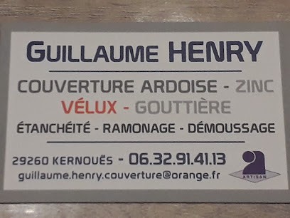 Henry guillaume couverture, Couvreur à Kernouës